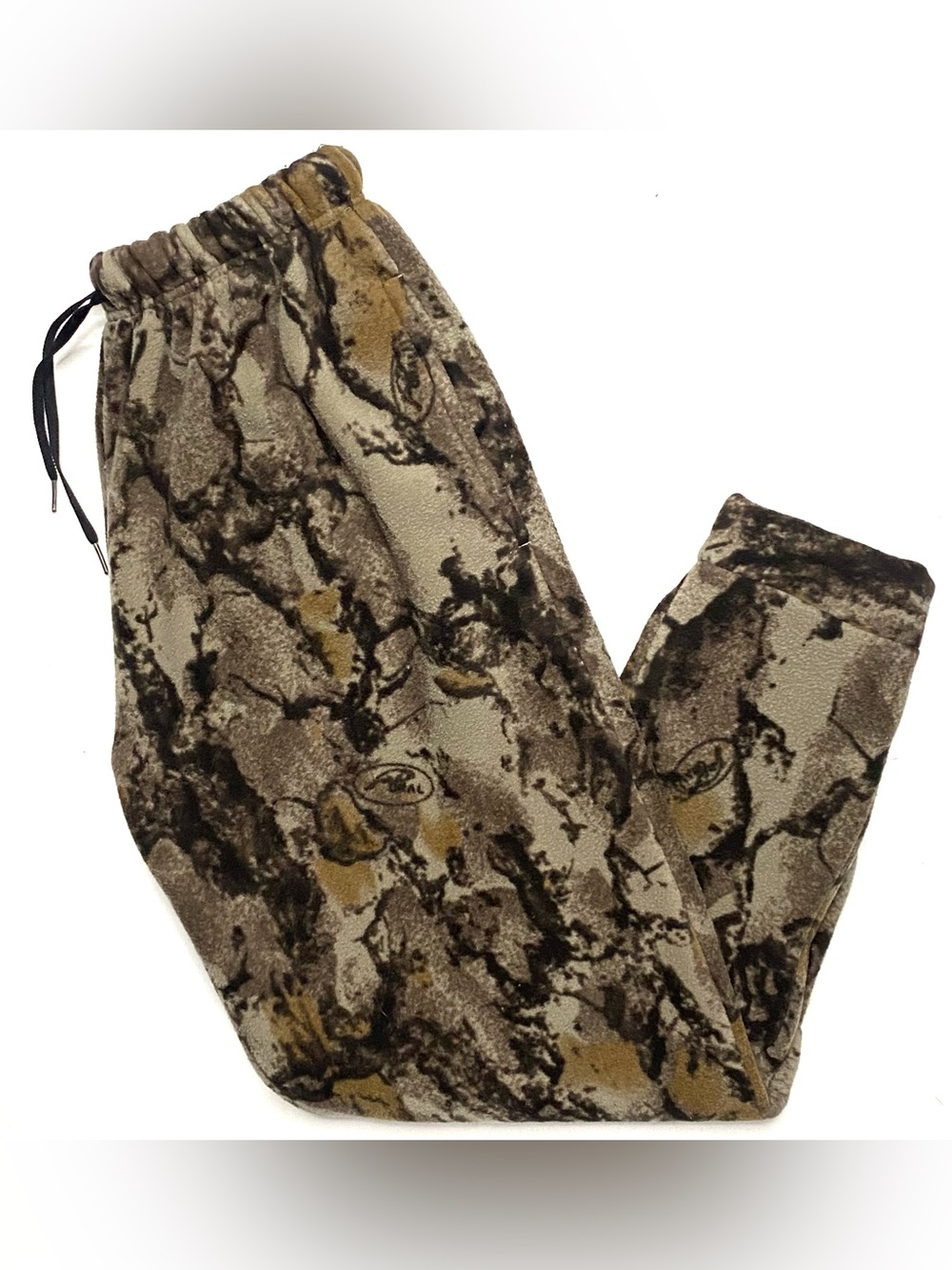 Natural Gear Everyday Outdoorsman Tapered Leg Camo Fleece Jogger Sweatpants M